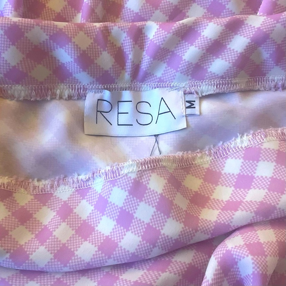 RESA Slip Pink and White Gingham Dress - Picture 6 of 7